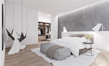 Transform the bedroom with white tones